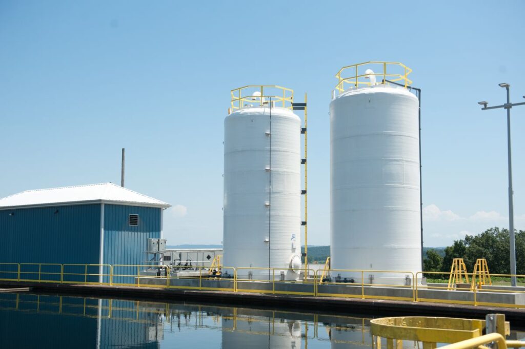 Clearwell Project - Picture of tanks